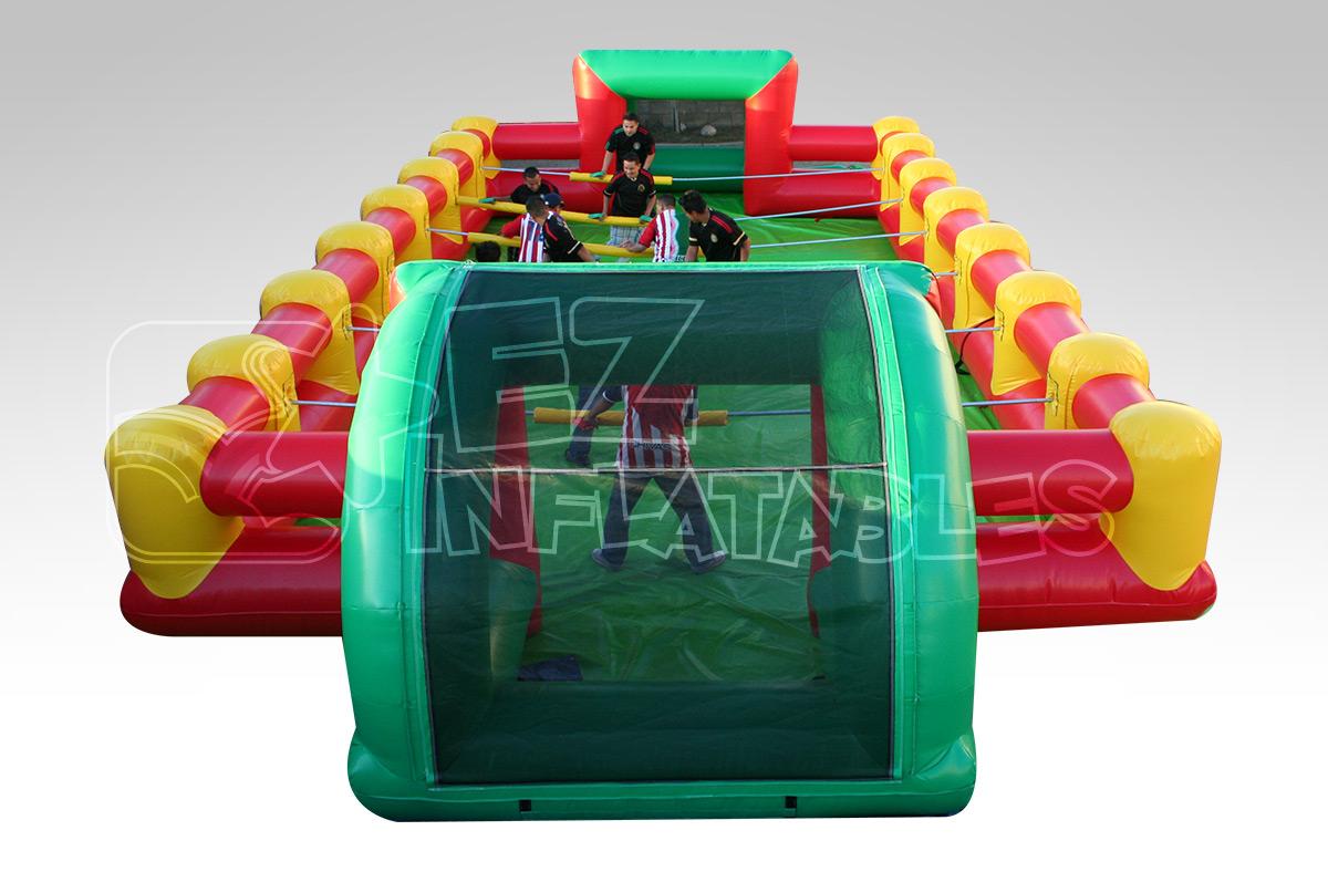 Giant Foosball action